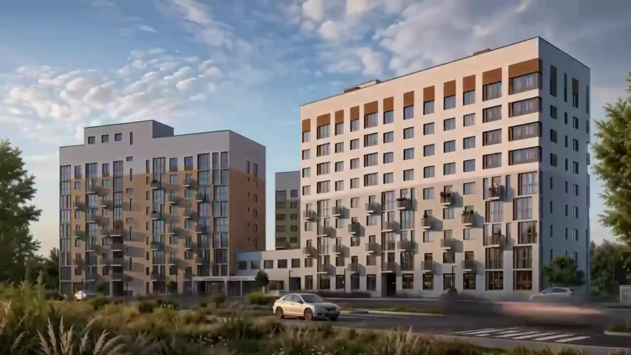 Архитектура Квартала Новаторов, проектная визуализация